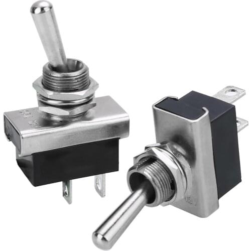 New Pair On Off Heavy Duty Flick Switches 12V 25A Waterproof Toggle Switch Kits for Boat Marine