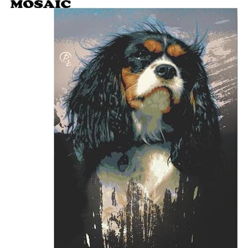 Full square Diamond Painting animal dog 5D Diamond Mosaic Pattern Rhinestone Cross Stitch mosaic Diamond puzzle wall art