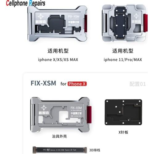 IScoket Mainboard Layering Tester Logic Board Maintenance Metal Detection Fixture For iPhone X/XS MAX/11/12 Pro Max Testing Tool