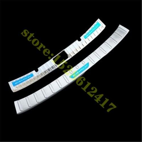 For Subaru XV 2018-2021 Stainless Steel car Rear Bumper Protector Sill Trunk Tread Plate Trim Car styling