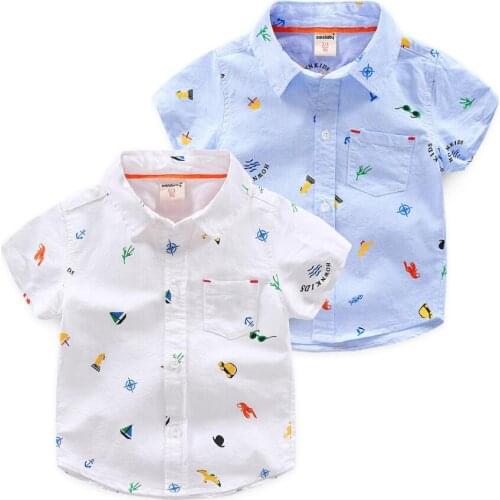 SHENGMEIHAO Shirts For Boys