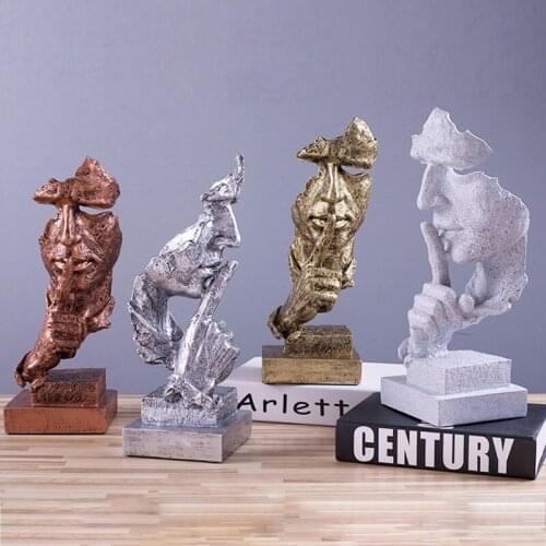 Office Desk Decoration Sculpture Abstract Home Supplier Decor Artware Business Gifts Study Room Display Furnishings Retro Crafts