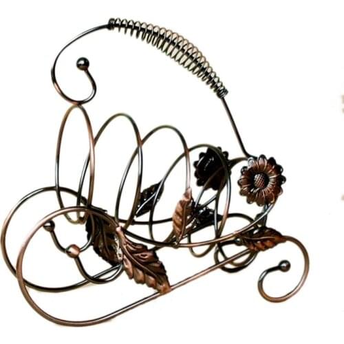 HOT-Sun Flower Wine Rack Creative Wine Rack Hanging Wine Glass Holder Pirate Ship Shape Bar Wine Holder Home Decor Bar Supplie