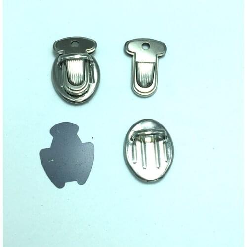 Push locks, tongue locks, Shiny Nickel Tongue Press Locks