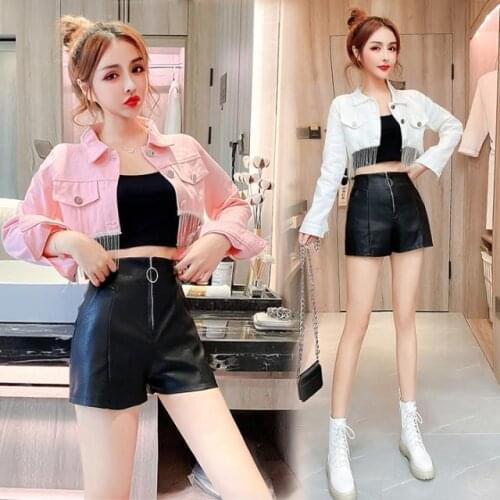 Women 2021 Spring Autumn Sets Female Fashion Casual 3 Piece Outfits Short Jackets +camisole Top and Shorts Ladies Suit Set C326