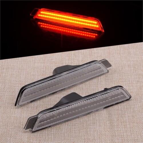 1 Pair Rear Side Marker Light Turn Signal Lamp LED Clear Lens 12V 5W Fit for Chevy Camaro 2015 2014 2013 2012 2011 2010