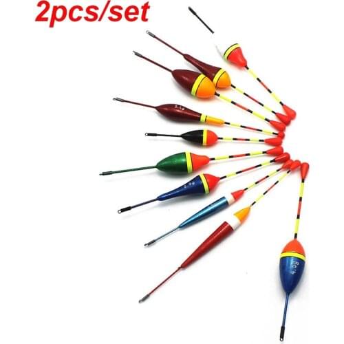 2PCS Fashion Assorted Sizes Mix Size Slip Drift Tube Fishing Lure Floats Bobbers Indicator Light Stick Floats