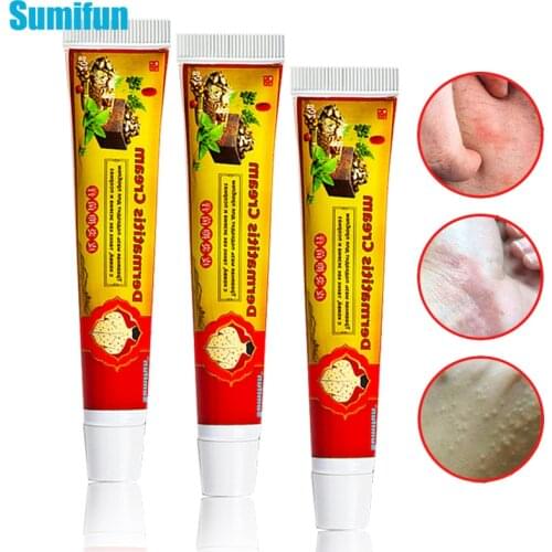 3Pcs Sumifun Psoriasis Ointment Dermatitis Eczema Herbal Antibacterial Cream skin Disease Treatment Anti-Itching Medical Cream