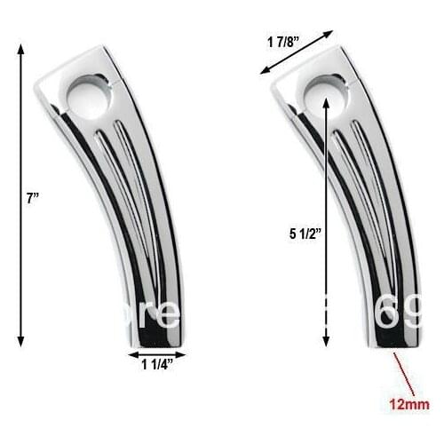5.5" PULLBACK CHROME Motorcycle HANDLEBAR RISER handle bar mount RISERS FITS for Honda VTX 1300 CRS RETRO MOTORCYCLE BIKE riser