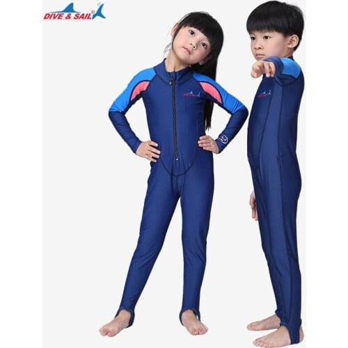 Swimming dress Kids boys girls snorkeling clothing childrens sun protection clothing child diving suit wetsuits