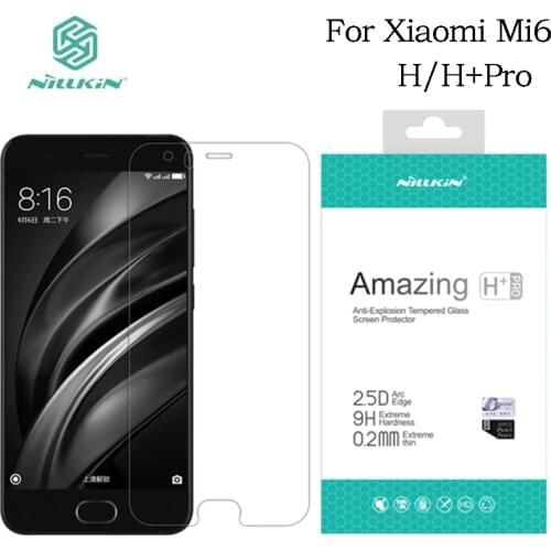 Tempered Glass for Xiaomi mi8 mi 8 SE S mi6 NILLKIN Amazing H / H+Pro Clear Nanometer Anti-Explosion Glass Protective Film