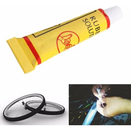1Pc Bicycle Repair Tool Bike Tire Repair Glue Bicycle Inner Tube Puncture Repair Cement Rubber Cold Patch Solution 8ml