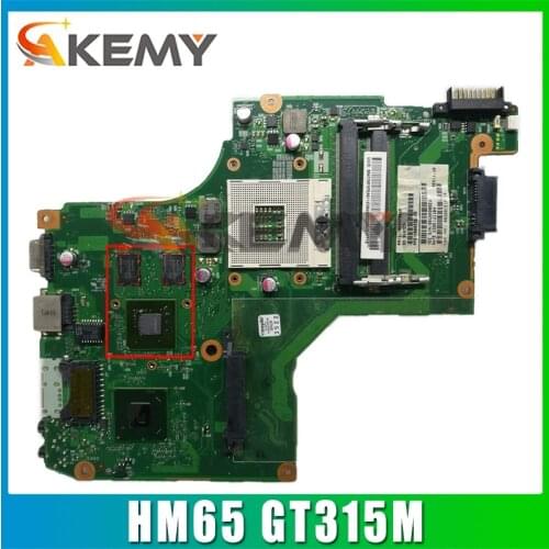 AKEMY for toshiba satellite C600 C640 Laptop Motherboard HM65 GT315M 6050A2448001-MB-A02 CT10RG 1310A2448004 SPS V000238080