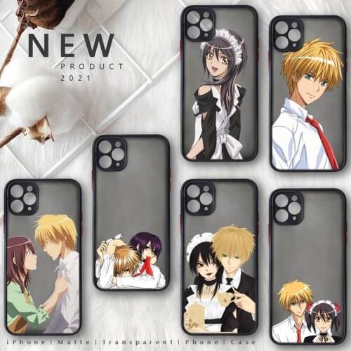 Maid Sama Phone Case Matte Transparent for iphone 11 12 pro mini XS XR X max 7 8 plus TPU Mobile bags shell funda cover