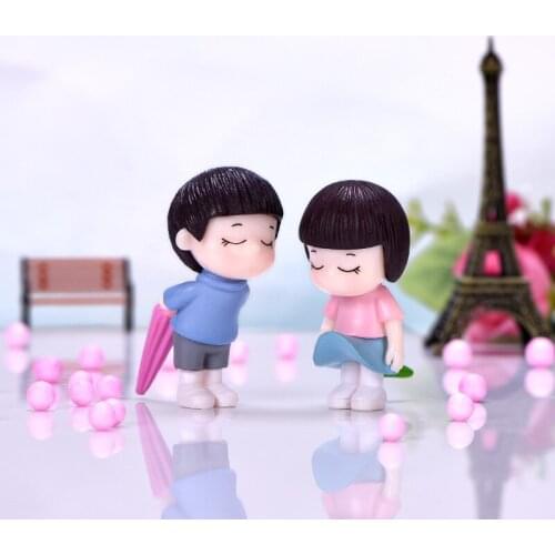 Cute cartoon characters birthday Cake Topper DIY resin Wedding party cake flag Decor happy Birthday Cupcake toppers decoration