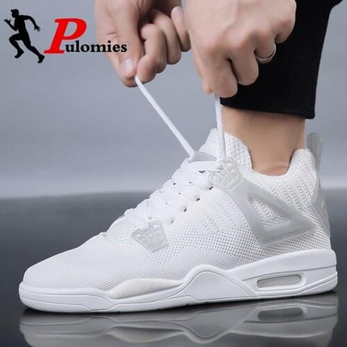 2020 New Men Casual Shoes Mesh Baskteball Sneakers Men Sport Shoes Bubble Cushion Platform Sneakers Men Flat Walking Shoes Flats