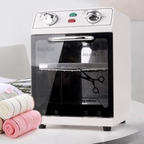 Tabletop 12L Facial Towel Warmer Sterilizer Box Disinfection Heater Cabinet Nail Art Salon Beauty Machine Tools