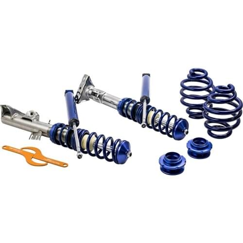 New Lowering Adjustable Lowering Coilovers Kit For BMW E36 318i 318is 318ic 323i Saloon Front Rear Shock Strut