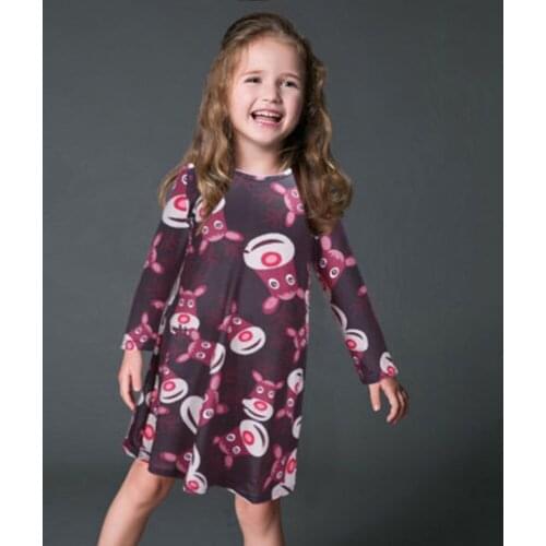 AHVIT Cute Girl Chirstmas Dress Fashion Hot Sale Long Sleeveless Round Callor Slim Fit Party Dress WNK8424