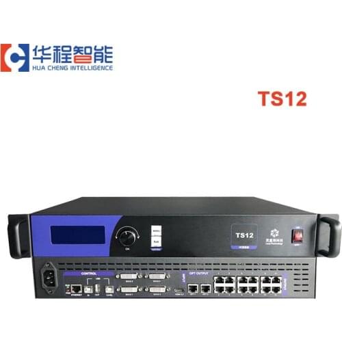 Linsn System TS12 4K Player Box With 12 Network Ports For Full Color Large Video Wall Displays