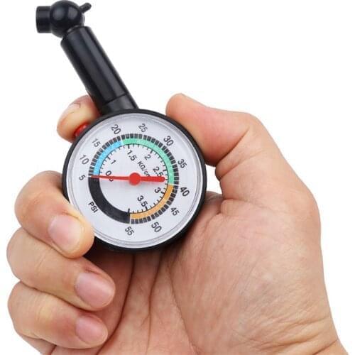 Tire pressure monitoring system 0-50 psi Tire Pressure Gauge Dial Meter wheel air pressure Tester for Auto Motor Car Truck