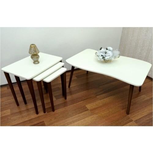 Modern Canisa ''via Series ''Lacquer Paint-3'lü Zigon And Medium Coffee table Pad coffe table