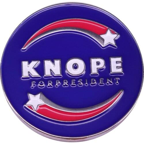 Parks and Recreation inspired pin politics jewelry