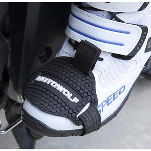 MOTOWOLF Universal Motorcycle Gear-shift foot cover Gear cover Shoe rubber protective cover Riding gear lever pad