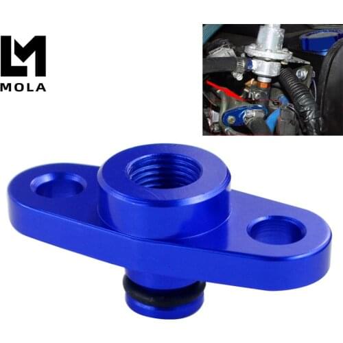 High Quality 1/8 NPT Fuel Rail Pressure Regulator Adapter Blue for NISSAN TOYOTA SUBARU