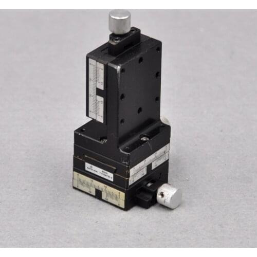 XYZ axis Misumi XYZEG40 optical manual screw dovetail groove guide type lift displacement fine adjustment sliding table copper