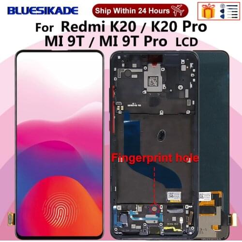 Super AMOLED 6.39" For Xiaomi Mi 9T LCD 9T Pro Display Touch Screen For Xiaomi Redmi K20 LCD K20 Pro Display Replacement Parts