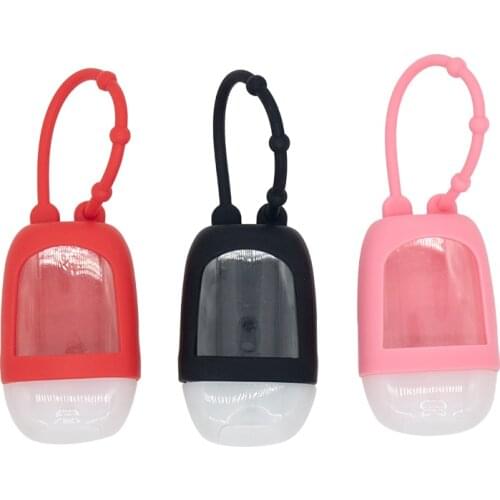 5Pcs/Lot Portable Traveling Refillable Bottle Silicone Hand Sanitizer Perfume Holder Mini Cute Empty Bottle Bath And Body Works