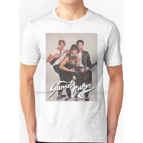 Sunset Curve Album Poster T Shirt 100% Pure Cotton Julie And The Phantoms Jatp Phantoms Fantoms Julie Molina Reggie Alex Luke