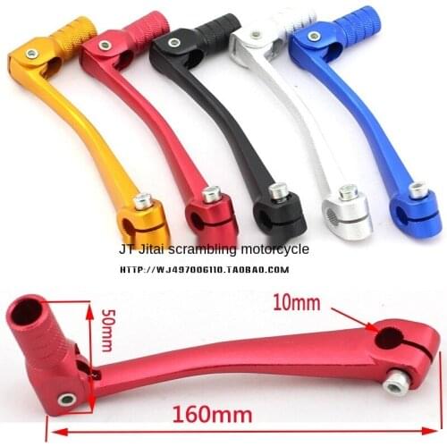 Free shipping gear shift lever alloy aluminium crf 110cc 250cc dirt pit monkey bike motorcycle atv quad accessories parts black