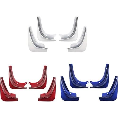 Mud Flaps for Tesla Model 3 Splash Guards Mud Flap Fender Mudguards Pack Of 4 Painted Gloss