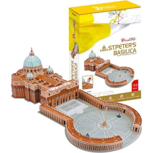 Paper 3D Puzzle Model Vatican St. Peters Basilica Deluxe XL Large