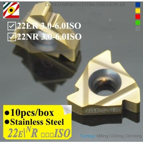 EDGEV 22ER 22IR 3.0 3.5 4.0 4.5 5.0 5.5 6.5 ISO Thread Carbide Inserts Threaded Turning Tools Threading Cutting Plates