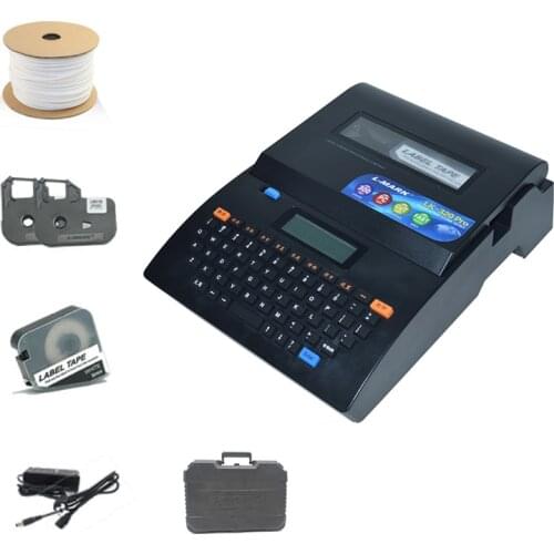 Cable ID Printer+Can Connect PC Electronic Lettering Machine PVC Tube Printer Wire Mark Machine Line mark printer