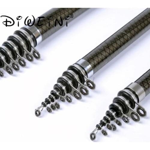 2.7m 3.6M 4.5M 5.4M 6.3M 7.2m Carbon Fishing Rod Spinning Rock / Telescopic Fishing Rods Carp Feeder Fishing Rod Sea Rod