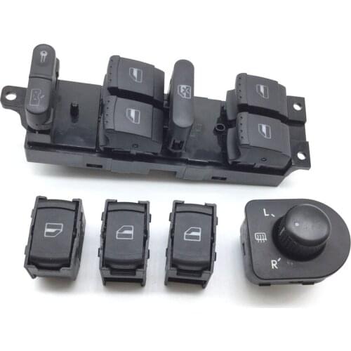 Power Window Mirror Switch Button For VW JETTA GOLF MK4 POLO BORA A4 Passat B5 BEETLE 1J4 959 857,1J1 959 565F,3B0 959 855B