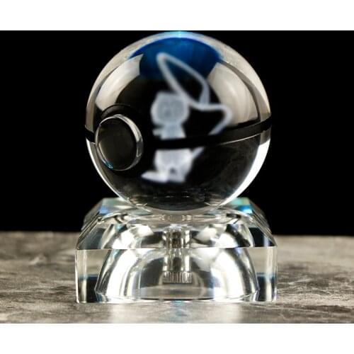 Dropship 50MM 3D Laser Engraving Cartoon Glass Sphere Global Home Decor Christmas Presents For Boyfirend Girlfirend