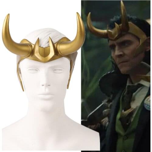 Loki Cosplay PVC Mask Helmet Masks Halloween Party Carnival Costume Props