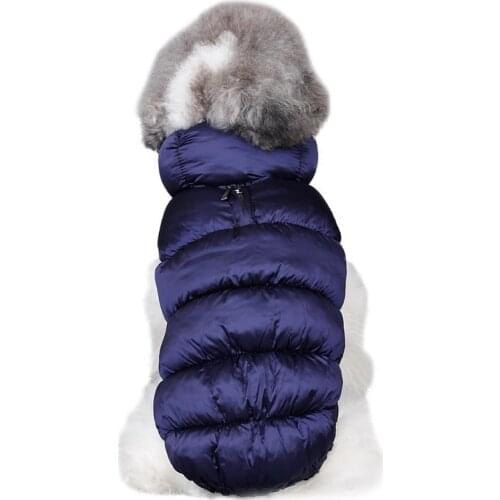 New hot dog clothes winter jacket coat cute Satin circle Warm Skiing small pet dog costumes coats and jackets clothing for dogs