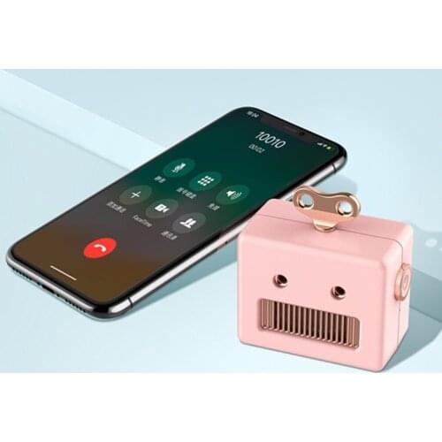 Portable Bluetooth Speaker Mini Wireless Car Audio Walkman Compact Robot Gift