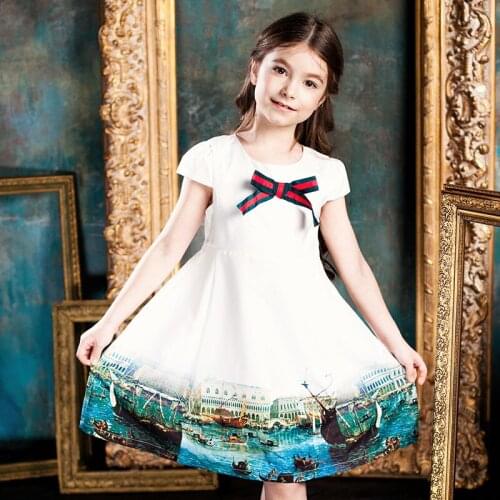 Clearance 4y 5y 6y Baby Girls Princess Dress Children Summer Dress Wedding Gown Kids Dresses for Girls Birthday Party Dress