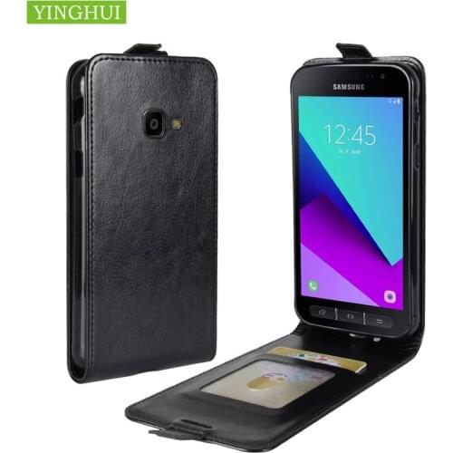 Luxury Retro Book PU Leather Case Cover Phone Flip vertical cover bag For Samsung GALAXY Xcover 4 G390F 4.8" cover case