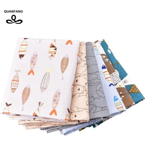 6 Design Series Twill Cotton Fabric For Sewing DIY Quilting Baby, Children Sheet Pillow Cushion,Toys 50x160cm OR 100X160cm/Piece