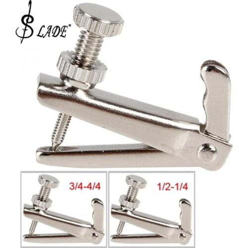 SLADE 1/4-1/2 & 3/4-4/4 Violin Accessories Silver String Fine Adjuster Tuners Musical Instruments Parts & Accessories