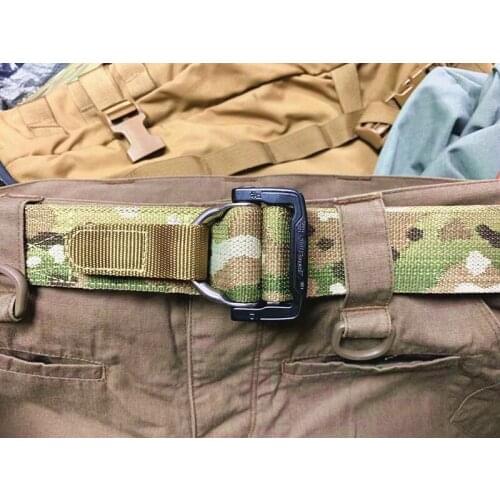 Tactical mens outdoor rappelling inner belt nylon