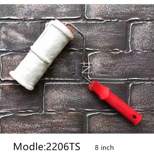 Decorative Paint Roller Patterned Painting Tool for Wall Stamp Polyurethane Textured Paint impression cylinder brush